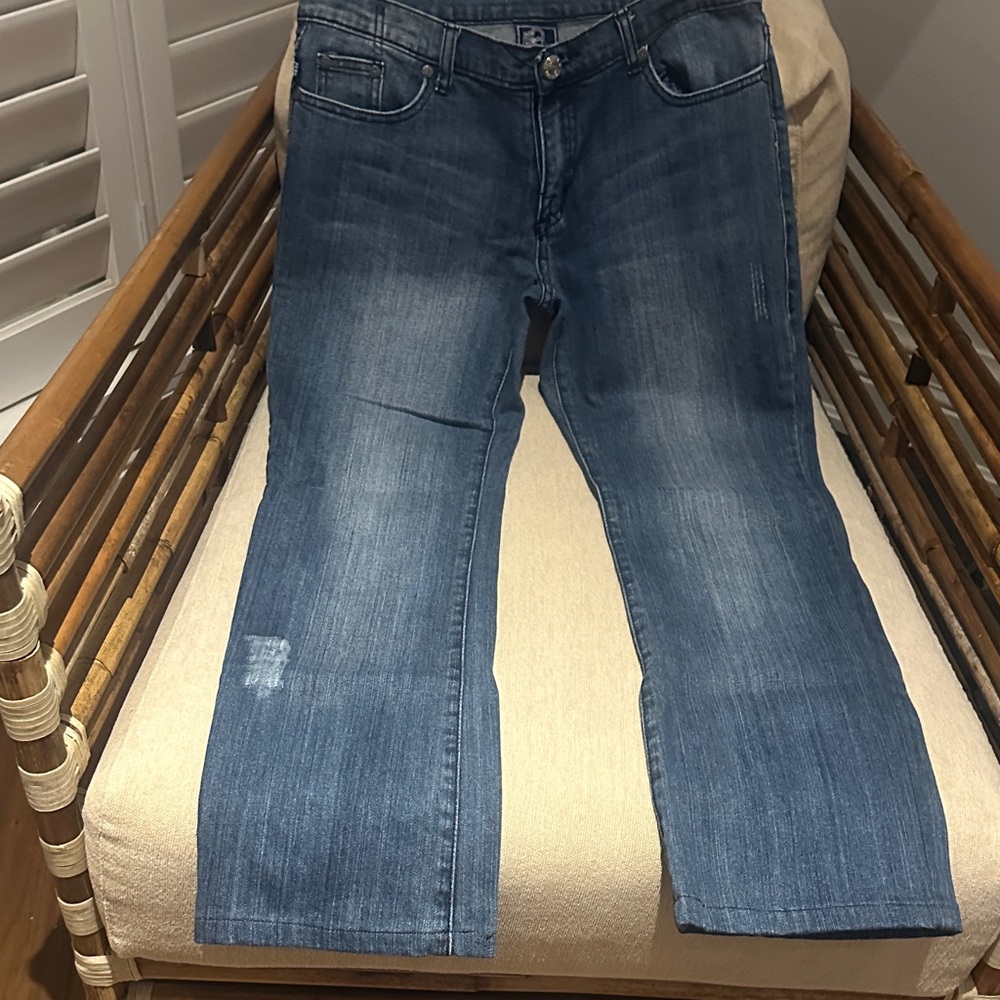 Classic Blue Women's Straight Jeans